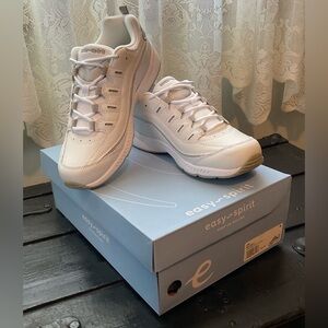 Easy Spirit Romey White Lace Up Sneaker